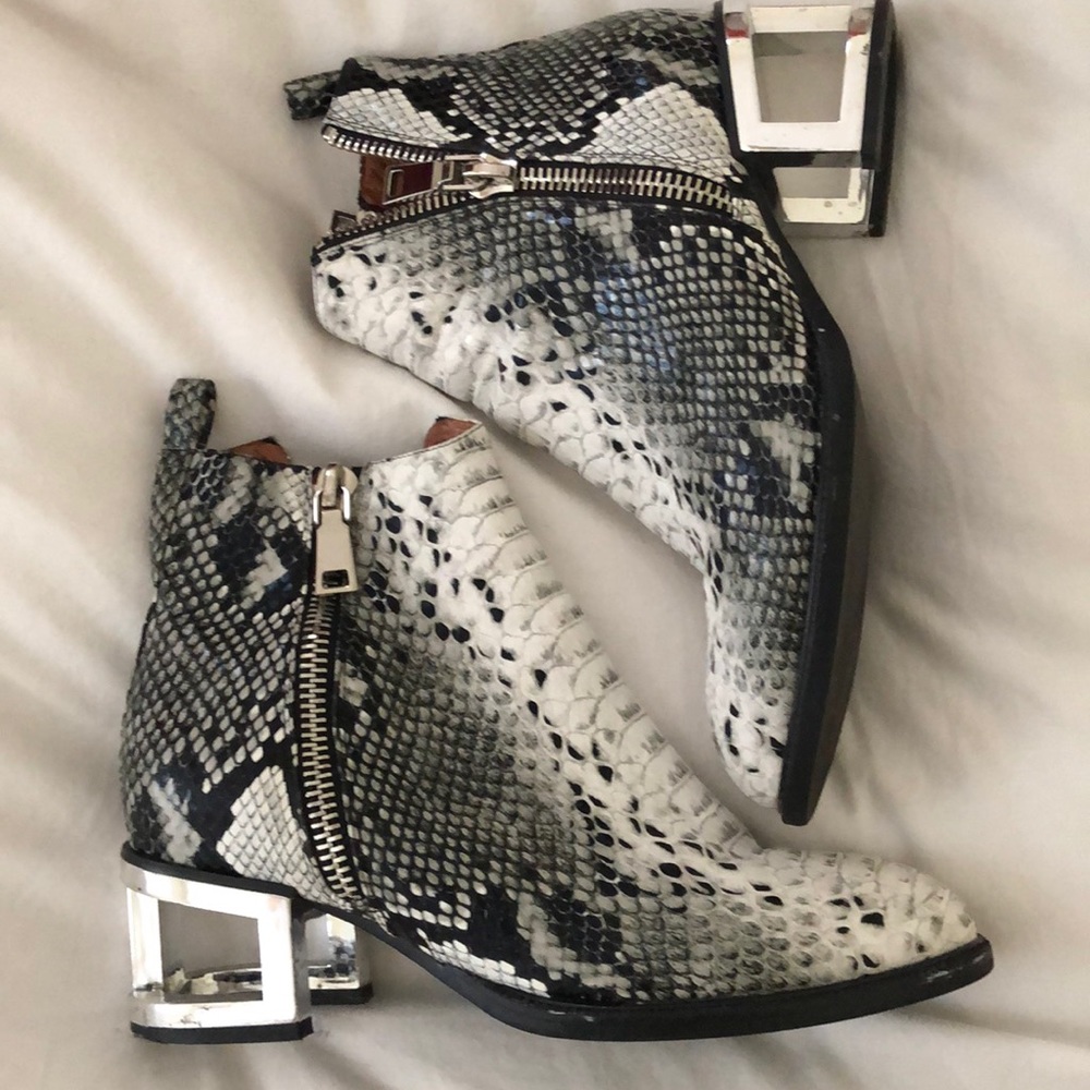 Jeffrey Campbell Snakeskin Booties